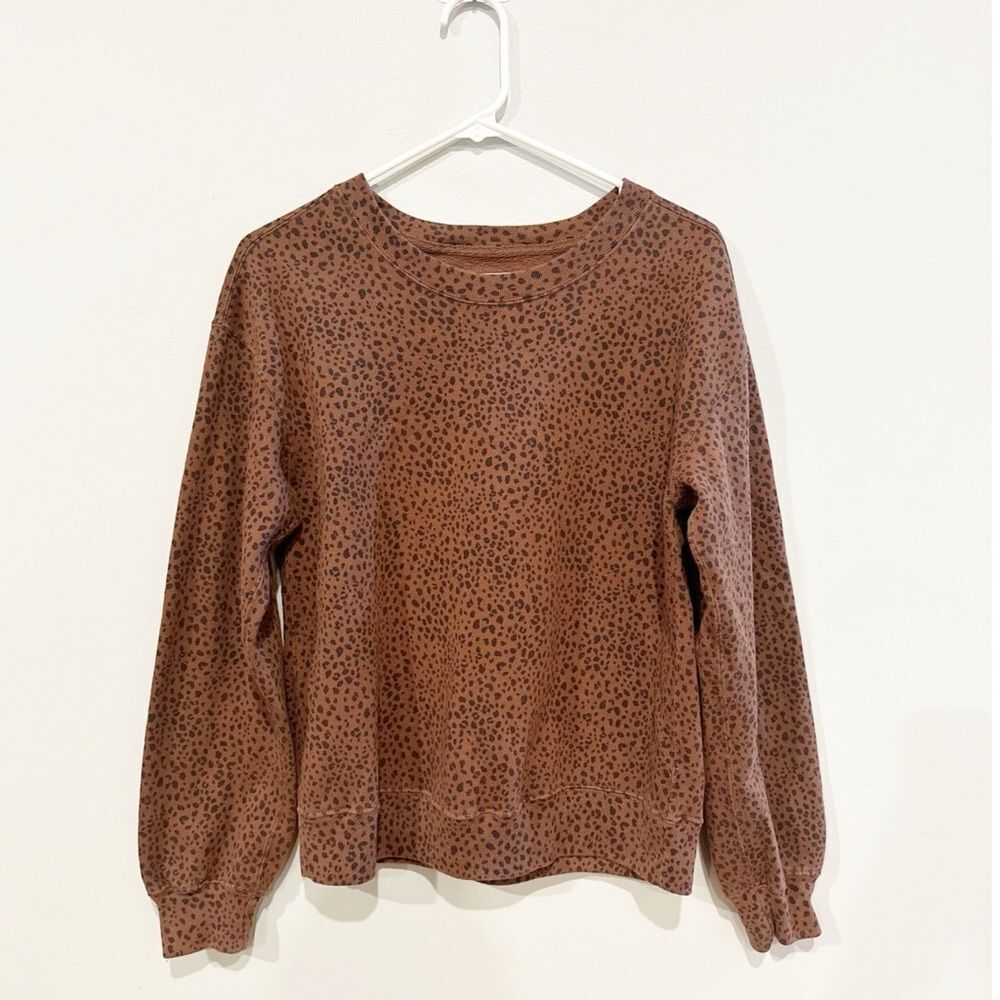Brown Leopard Print Women's Top